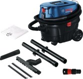 Máy hút bụi có phụ kiện.