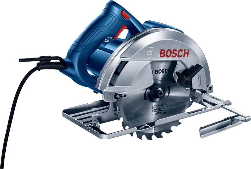 Máy cưa tròn cầm tay Bosch GKS 150 dùng để cắt gỗ.