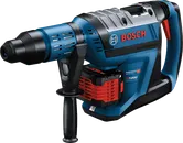 Máy khoan búa dùng pin Bosch GBH 18V-45 C có mũi khoan SDS tối đa.