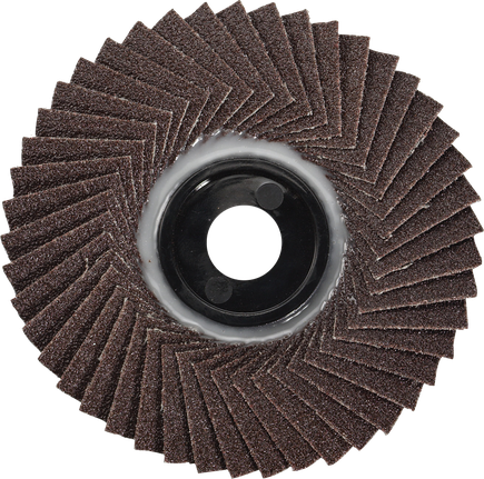 Đá nhám xếp P120 Ø100mm (linh hoạt) Đĩa mài Bosch dùng để mài kim loại.