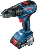 Máy khoan pin Bosch GSB 18V-50 có pin 2.0Ah.