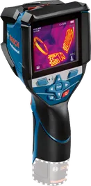 Camera ảnh nhiệt Bosch GTC 600 C có màn hình hiển thị.