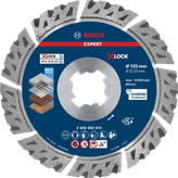 Đĩa cắt kim cương Bosch EXPERT MultiMaterial X-LOCK 125 mm.