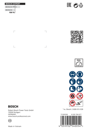 EXPERT MultiMaterial Đĩa cắt kim cương Bosch EXPERT MultiMaterial X-LOCK 125×22,23×2,4×12 mm.
