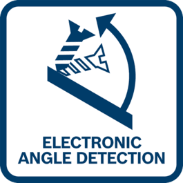  Electronic Angle Detection: hỗ trợ người sử dụng bắt vít và khoan vào bề mặt nghiêng theo một góc cụ thể. Người sử dụng có thể chọn giữa các góc được đặt trước hoặc nhập một góc cụ thể thông qua ứng dụng