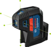 Máy cân bằng laser Bosch GPL 5 G có chức năng tự cân bằng.