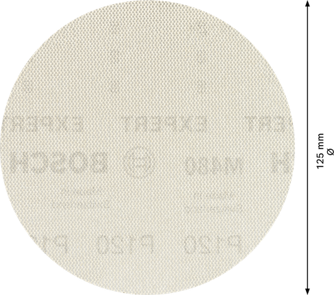 Lưới chà nhám EXPERT M480 cho máy chà nhám quỹ đạo ngẫu nhiên 125 mm, G 120 50 chiếc Lưới chà nhám Bosch EXPERT M480 125mm G120 dành cho máy chà nhám quỹ đạo.