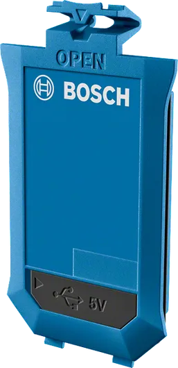 Bộ pin Bosch BA 3.7V 1.0Ah có sạc USB.