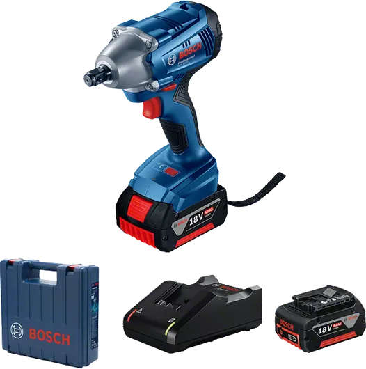 Bộ máy siết bu lông dùng pin Bosch GDS 250-LI 18V.
