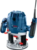 Máy phay Bosch GOF 130 có thể điều chỉnh tốc độ và hành trình 55mm.