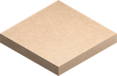 Ván ép mật độ trung bình Gỗ công nghiệp MDF.