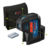 Máy cân bằng laser Bosch GPL 5G có điểm mục tiêu.
