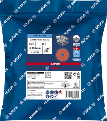 EXPERT R782 Đĩa gốm Bosch EXPERT R782 Prisma 180 mm