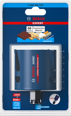 EXPERT Construction Material Máy cắt lỗ vật liệu xây dựng Bosch 68×60 mm.