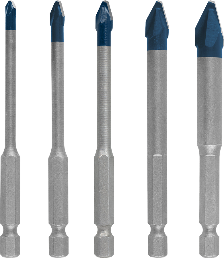 Bộ mũi khoan gốm cứng Bosch EXPERT HEX-9, 5 chiếc.