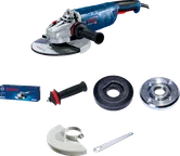 Máy mài góc Bosch GWS 24-180 kèm phụ kiện.