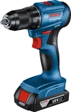 Máy khoan pin Bosch GSR 185-LI sử dụng pin 18V 2.0Ah.
