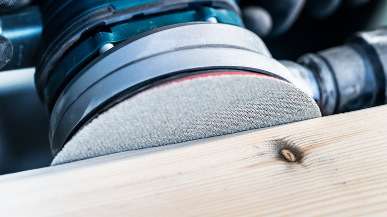 Lưới chà nhám EXPERT M480 cho máy chà nhám quỹ đạo ngẫu nhiên 125 mm, G 120 50 chiếc Máy chà nhám điện làm mịn bề mặt ván gỗ.