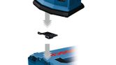 Bộ sạc Bosch GAL 18V6-80 có đế gắn.