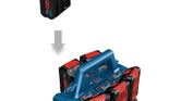 Bộ sạc Bosch GAL 18V6-80 có sáu khe cắm pin.