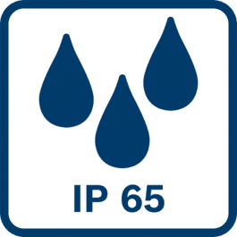 Khả năng chống bụi và bảo vệ chống tia nước IP65 