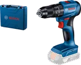 Máy khoan pin Bosch GSB 185-LI có hộp đựng.