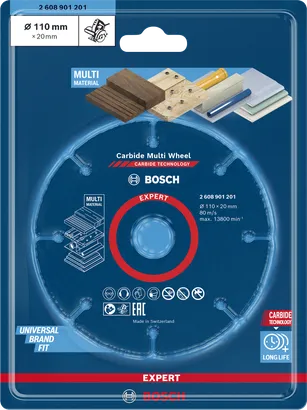 Đĩa cắt Bosch EXPERT Multi Material 110×20 mm.