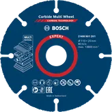 Đĩa cắt cacbua đa vật liệu Bosch EXPERT, 110 x 20 mm.