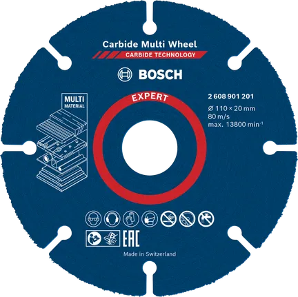 Đĩa cắt cacbua đa vật liệu Bosch EXPERT 110x20mm.