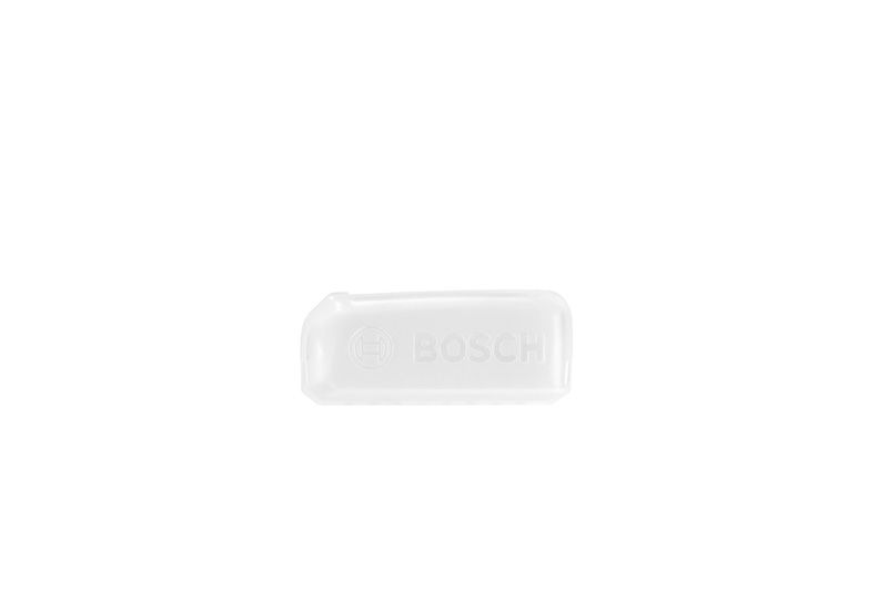 Nắp bảo vệ ắc quy Bosch Clear 6Ah trong suốt.
