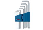 Bộ chìa khóa Torx Bosch , cờ lê hình chữ L mạ crôm.