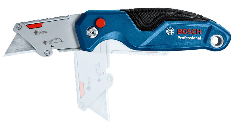 Dao gấp đa năng Bosch có tay cầm tiện dụng.