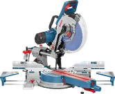 Máy cưa góc trượt Bosch GCM 12 SDE có thể điều chỉnh góc.