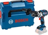 Máy khoan kết hợp dùng pin Bosch GSB 18V-110 C có hộp đựng.