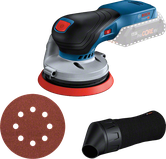 Bộ máy chà nhám quỹ đạo ngẫu nhiên không dây Bosch GEX 18V-125.