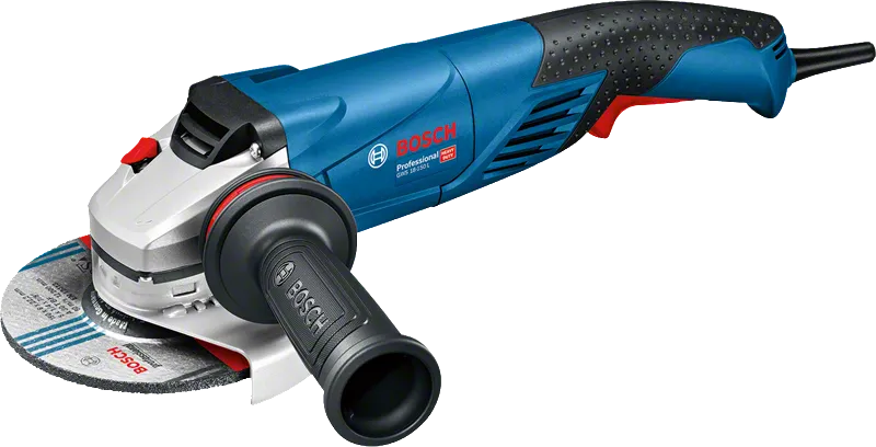 Máy mài góc Bosch GWS 18-150 L có tay cầm tiện dụng.