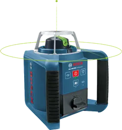 Máy cân bằng laser xoay Bosch GRL 300 HVG, độ chính xác cao.