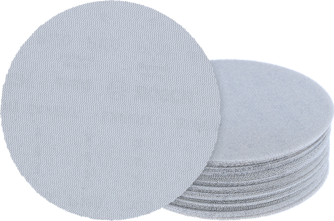 Lưới chà nhám EXPERT M480 cho máy chà nhám quỹ đạo ngẫu nhiên 125 mm, G 120 50 chiếc Đĩa chà nhám dạng lưới Bosch PRO xếp chồng lên nhau giúp chà nhám không bám bụi.