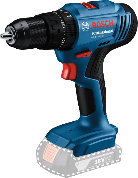 Máy khoan vặn vít dùng pin Bosch GSB 183-LI, 18V.