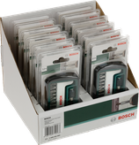 Hộp trưng bày dẫn hướng lưỡi cưa Bosch , độ dày 130 mm.