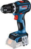 Máy khoan pin Bosch GSB 18V-90 C có kẹp thắt lưng bằng kim loại.