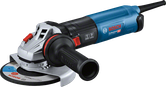 Máy mài góc Bosch GWS 17-150 S có tay cầm bên hông.