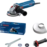 Máy mài góc Bosch GWS 12-125 S kèm phụ kiện.