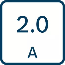 Dòng điện sạc 2.0A