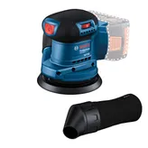 Máy chà nhám quỹ đạo ngẫu nhiên Bosch GEX 185-LI có bộ lọc bụi.