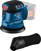 Máy chà nhám quỹ đạo ngẫu nhiên Bosch GEX 185-LI có bộ lọc bụi.