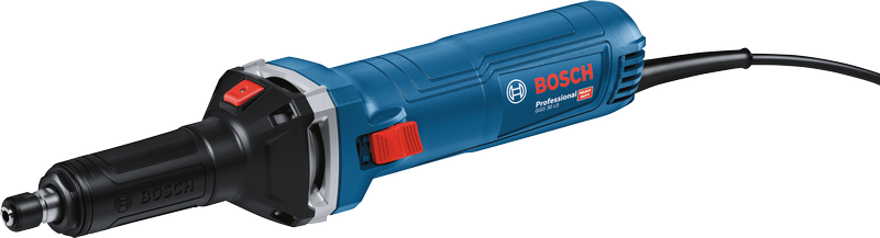 Máy mài thẳng Bosch GGS 30 LS có tay cầm tiện dụng.