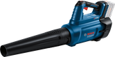 Máy thổi lá dùng pin Bosch GBL 18V-750 có tay cầm tiện dụng.