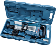 Máy đục phá Bosch GSH 14 C trong hộp đựng.