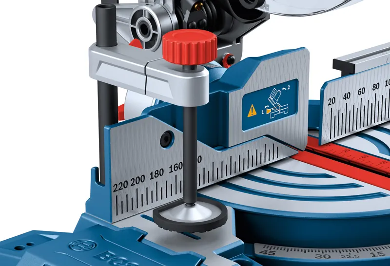 GCM 254 Máy cưa góc Bosch GCM 254 có khả năng điều chỉnh góc chính xác.